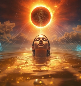 Quantum leap activation, solar eclipse